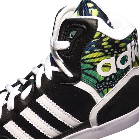 adidas schwarz weiß high top|High.